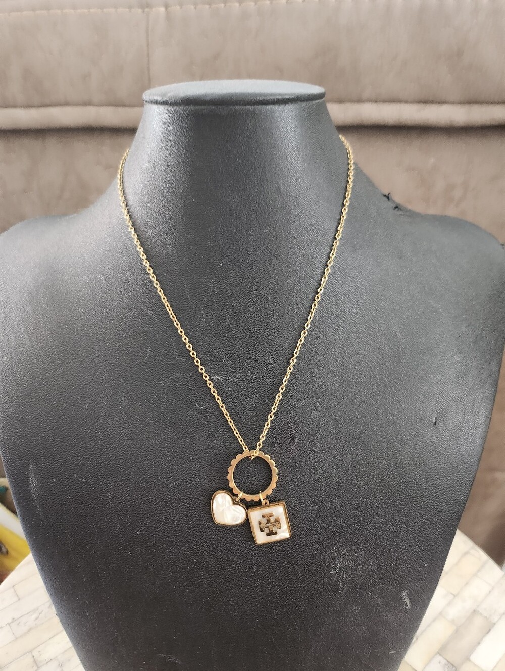 Tory Burch necklace with Pendants